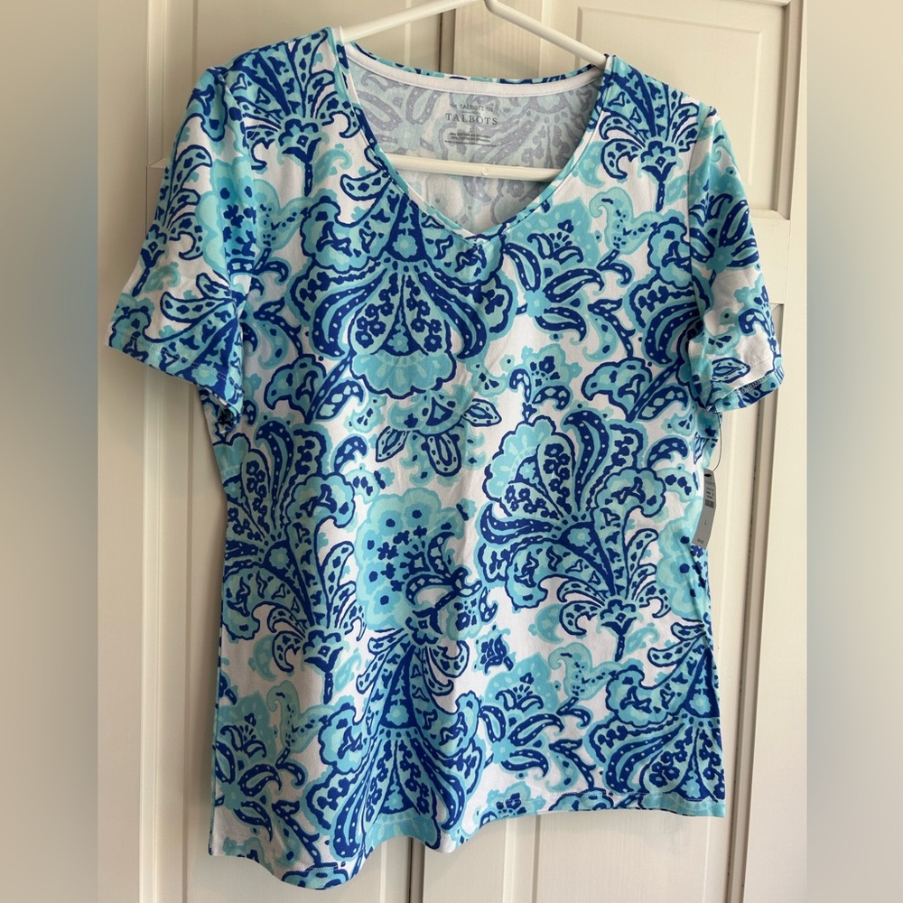NWT Talbot’s Cotton Short Sleeve Tee